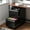 Black, variant on Garvee Metal File Cabinet, 26.18" Storage Cabinet with Drawers, Lock & 360° Swivel Casters for Storing Letters and Legal Documents, Black