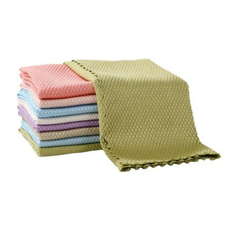 

Microfiber Glass Cleaning Cloths Lint Free Rags for Dish Windows Mirrors Polishing -20 Pack