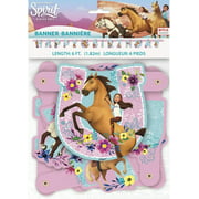 Unique 79219 Spirit Riding Free Jointed Party Banner Large, 1 Ct. 6', Multi, One Size