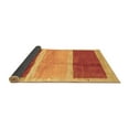 thumbnail image 2 of Ahgly Company Indoor Square Abstract Brown Contemporary Area Rugs, 7' Square, 2 of 4