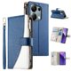 thumbnail image 1 of Funda cartera GANGXUN para Xiaomi Poco M6 Pro 4G , cuero PU con tarjetero, cremallera, correa de mano, soporte y protección 1234°, 1 of 6