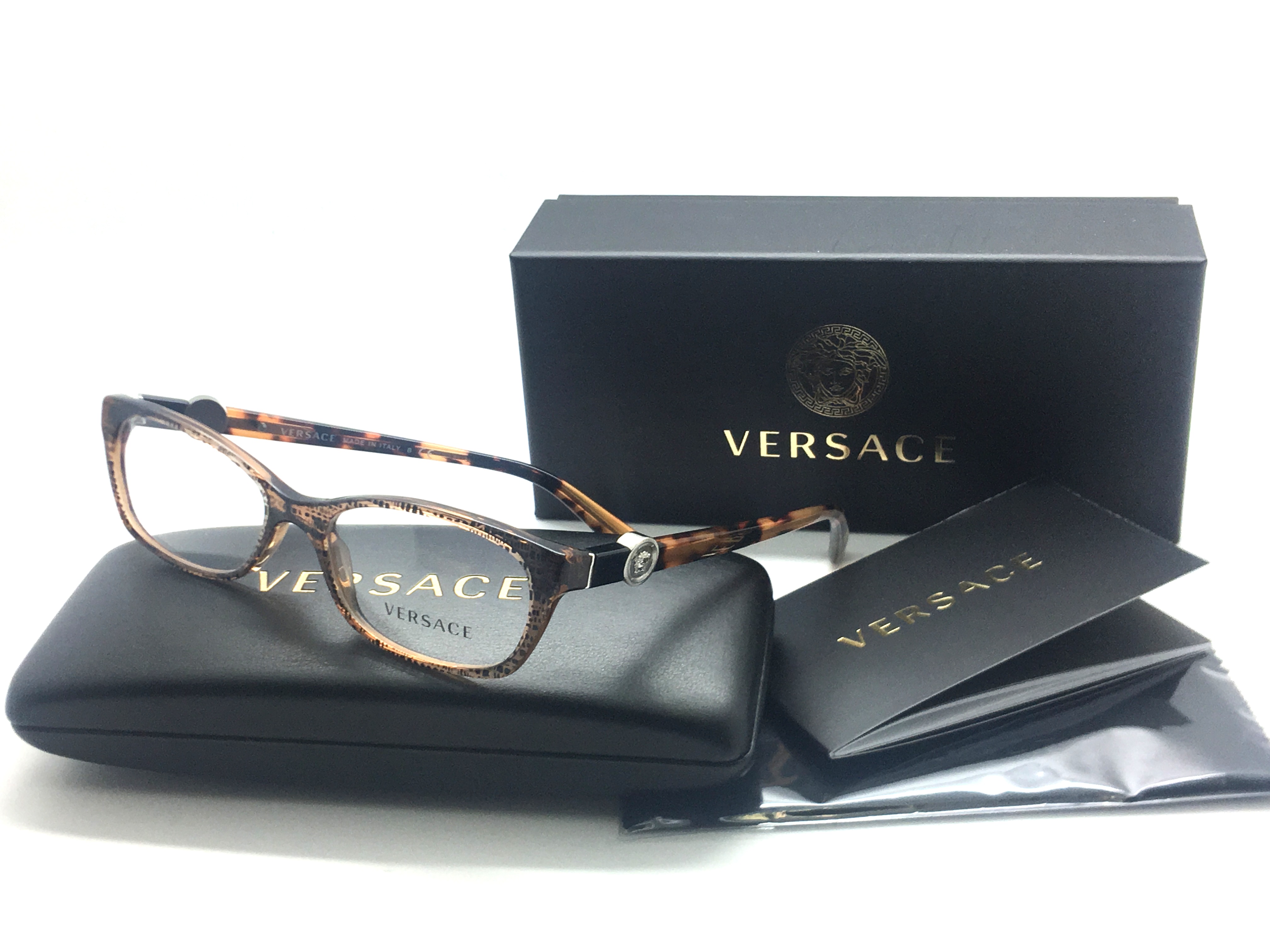 Versace Lizard Translucent Brown 