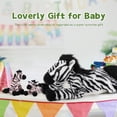 thumbnail image 4 of MaoGoLan 25" Giant Zebra Stuffed Animal with 4 Babies Plush Toy, 4 of 8