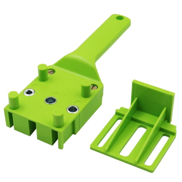 Plantilla de espiga para carpintería, 6, 8 y 10mm, brocas de perforación para madera, pasador, herramientas de sierra de agujero, guía de taladro de mano con manga de Metal