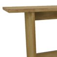 thumbnail image 3 of Benjara Console Table- Long Rectangular Top- 1 Shelf- 71" Light Brown Wood, 3 of 5