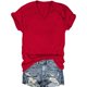 thumbnail image 3 of Camiseta de Manga Corta de Cuello en V con Forro Inferior para el Desgaste en Capas O Exterior, Cómoda Camiseta Casual Personalizada, 3 of 6
