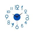 thumbnail image 2 of LINMOUA Frameless DIY Wall Mute Clock 3D Mirror Surface Sticker Home Office Decor, 2 of 4