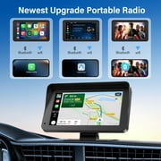 NEXPOW Wireless Carplay Screen, 7 Car Play Screen & Stereo Fit for Android Auto and Apple CarPlay - Multimedia Player, Bluetooth, for Car, Trucks, SUV New