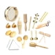thumbnail image 3 of Instrumentos musicales para niños pequeños, juguetes musicales educativos, juguetes sensoriales, tambores, instrumentos de percusión de madera, Estilo A, 3 of 9