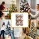 thumbnail image 5 of Juego de Bolas Navideñas Antiguas En Oro Rosa | 6 Bolas Colgantes de Pvc de 8 Cm | Kit Clásico de Decoración Navideña, 5 of 6