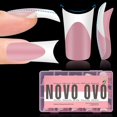 thumbnail image 1 of Funda completa para uñas NOVO OVO, punta francesa blanca, 150 unidades, 1 of 6