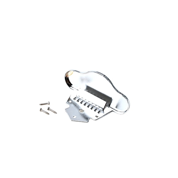 Naiovety Tailpiece String Plate Pieza reemplazada Suministros de mandolina Aleación de zinc A prueba de herrumbre Tamaño compacto Ligero Dulce Accesorios para instrumentos musicales