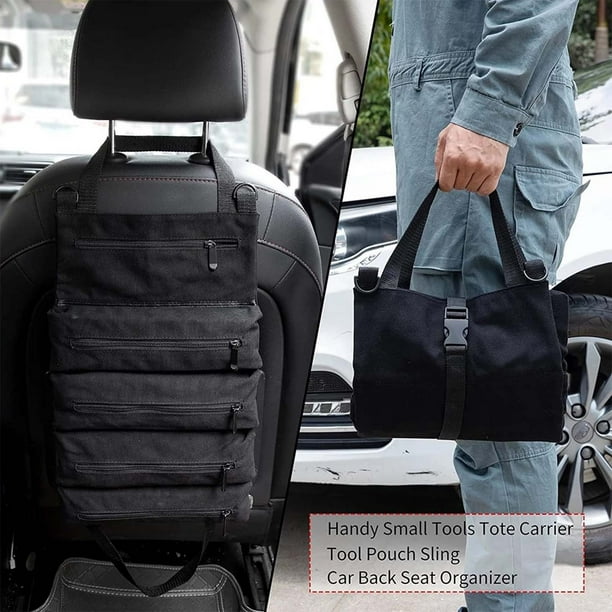 Bolsa enrollable multifuncional para herramientas de ferretería, para electricistas de jardín, para carpintería y para el coche.