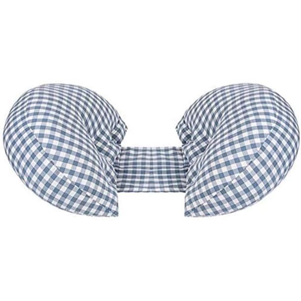 Almohada para el embarazo, almohada para dormir lateral de maternidad, doble cuña para el cuerpo, el vientre, la espalda, las rodillas Ormromra LRWJ049-1
