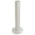 thumbnail image 1 of Azar 700223-WHT Pegboard 4 Faces contre-Affichage Rotatif, Blanc Couleur Unie, 1 of 1