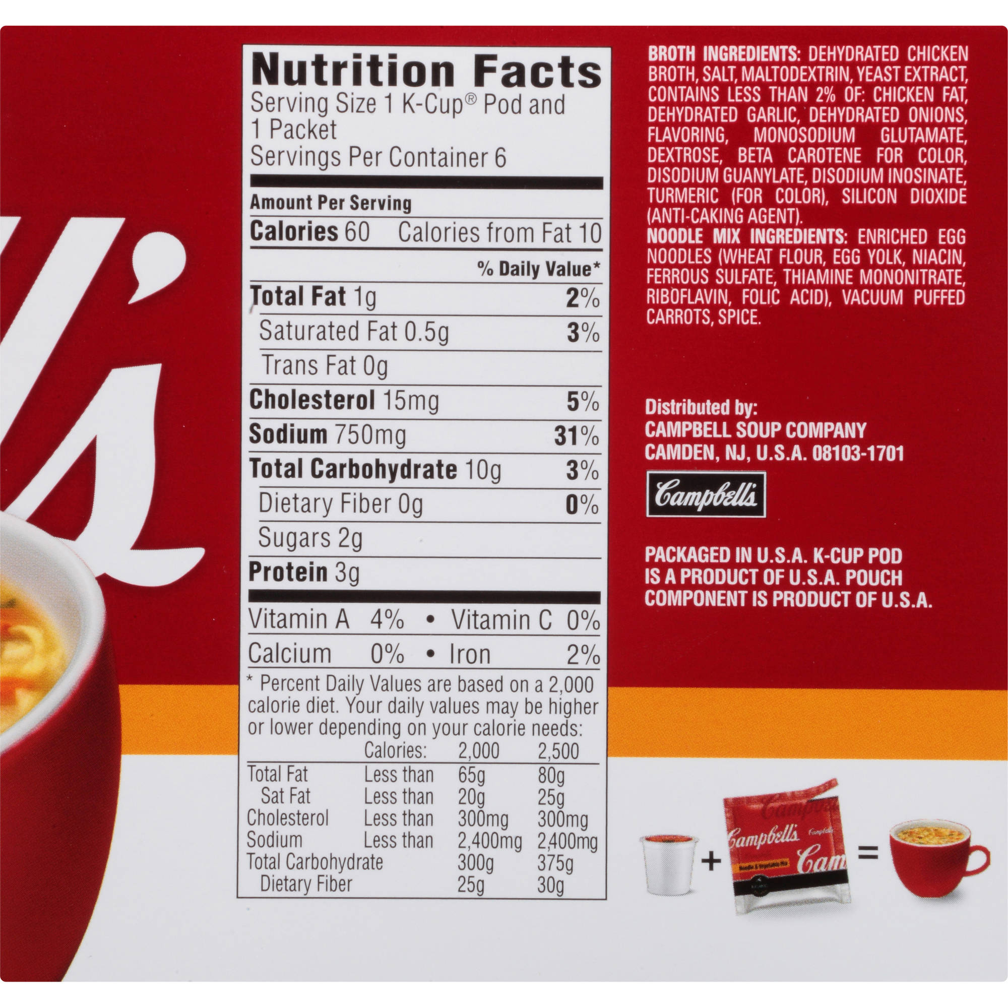 Campbells Fresh-Brewed Soup Homestyle 