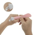 thumbnail image 3 of Unique Bargains 1 Pc Double-headed Shovel Type Facial Mask Brush Pink, 3 of 5