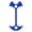 Blue, variant on No Drill Deck Anchor for Canopy Tent Gazebo and Shade Sail with Guyline Adjuster Aluminum Windproof Tie Down for Wooden Deck Camping RV Patio Tailgating 1 Pack