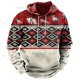 thumbnail image 3 of Sudadera con capucha de manga larga para hombre, estilo vintage de otoño, ropa de gran tamaño para hombre, sudadera informal estilo indio estilo Harajuku, sudadera con capucha para hombre, 3 of 5