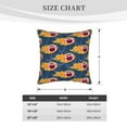 thumbnail image 4 of KLL Burning Rugby Balls Decorative Throw Pillow Covers Velvet Soft for Couch Sofa Bedroom Living Room Outdoor - 20"x20", 4 of 8