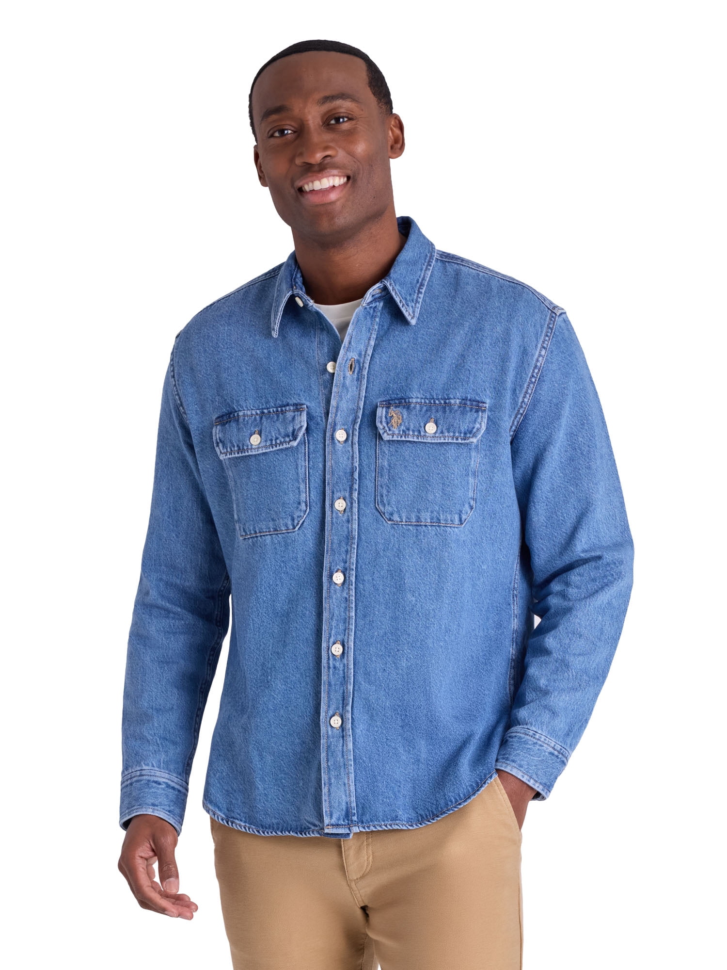 U.S. Polo Assn. Men's Essential Denim Shirt Jacket