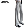 thumbnail image 2 of Pantalones palazzo de pierna ancha con cordón en la cintura para mujer de verano, 2 of 6