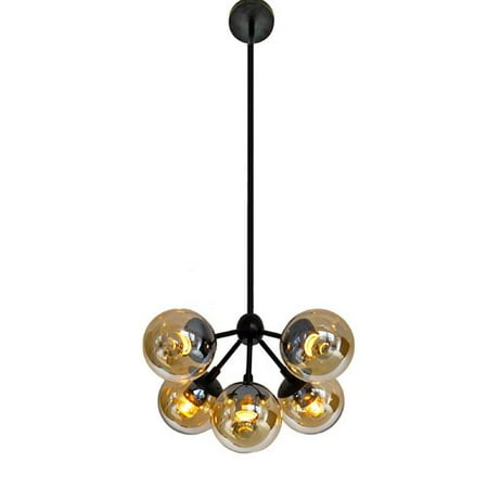 george oliver wildwood bulb glass 5 light chandelier walmart com