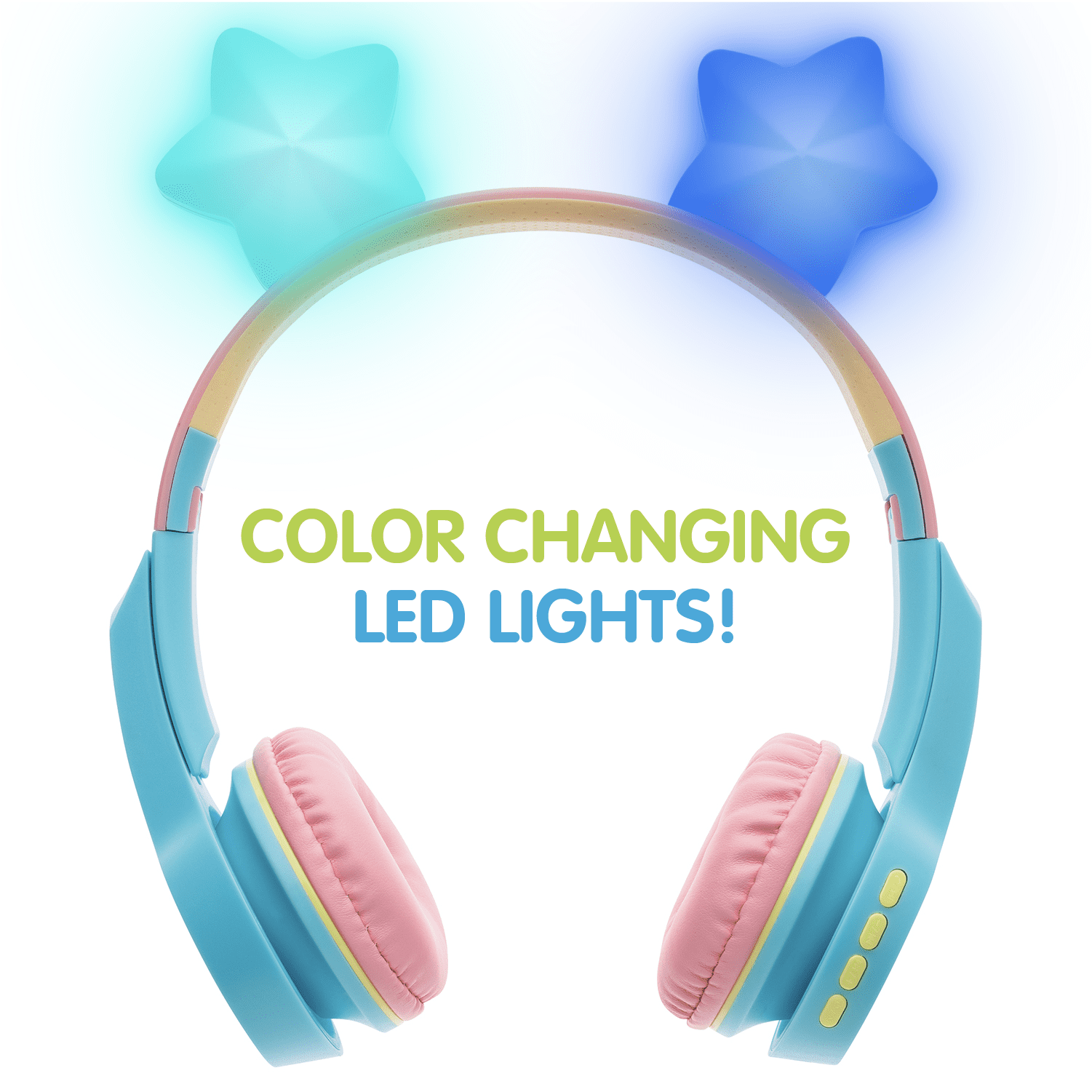 PlayZoom Girls V3 Light Blue Star&nbsp;with Bluetooth Headphone Set