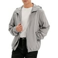 thumbnail image 1 of SHCKE Men's Lightweight Windbreaker Hooded Windproof Jacket Sport Jacket, 1 of 7