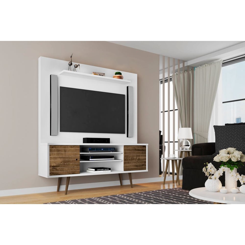 Manhattan Comfort Liberty 63" Freestanding Entertainment Center with