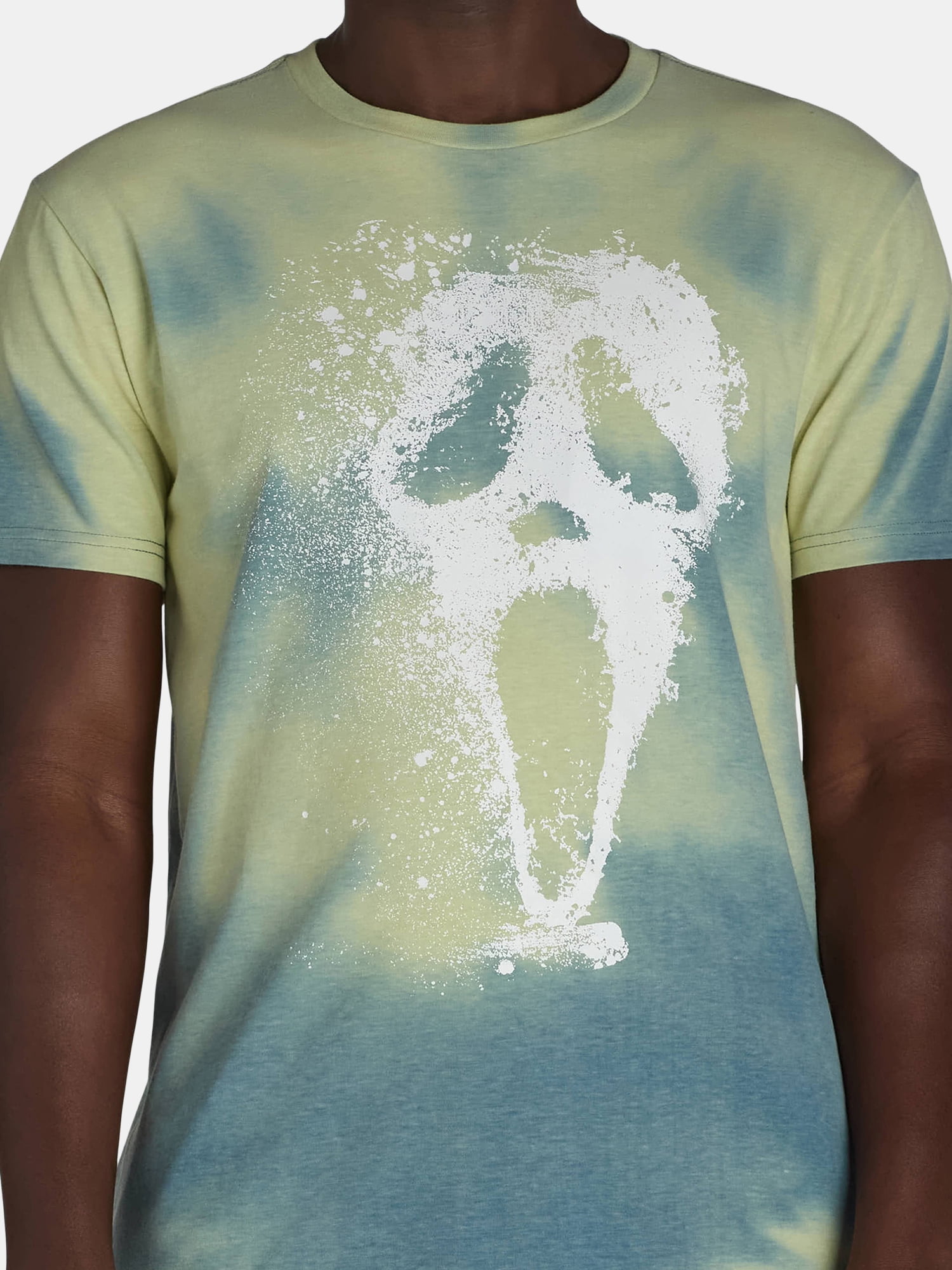 Ghost Face Men's & Big Men's Graphic Tee with Heat Reactive Color Change Fabric and s, Sizes S-3XL