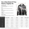 thumbnail image 5 of Daiia Monochrome Leopard Horse UPF 50+ Sun Protection Hoodie Jacket Lightweight Long Sleeve Sun Shirt for Women Men with Pocket Hiking Outdoor-X-Large, 5 of 7