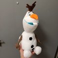 thumbnail image 3 of muñeco de nieve de peluche para niños, Frozen Olaf, relleno suave, Anime, regalo de vacaciones, almohada de felpa, 50cm, 3 of 5
