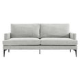 thumbnail image 4 of Modway Evermore Upholstered Fabric Sofa in Light Gray, 4 of 8