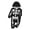 Z1 Black, variant on Baby Halloween Skeleton Print Romper Long Sleeve Jumpsuit Soft Cosplay Outfit for Boys Girls Holiday DressâUp,0-3 Months