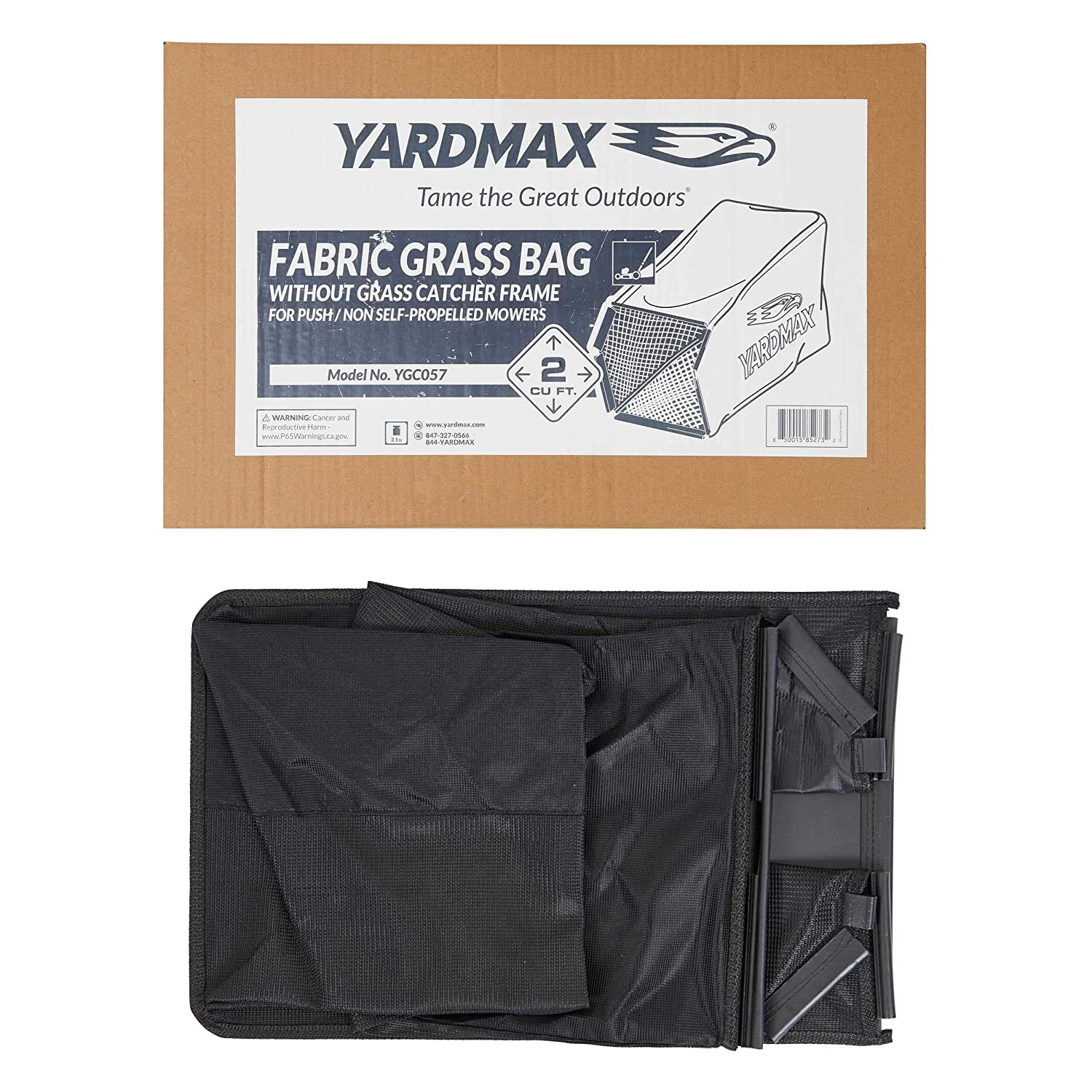YARDMAX Fabric Grass Bag for Self-Propelled Mowers, Durable