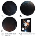 thumbnail image 3 of Designart Deep Planet Eclipse V Canvas Wall Art, 3 of 5