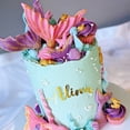 thumbnail image 3 of Decoración de Pastel de fiesta de sirena con purpurina, adorno de pastel con forma de cola de sirena, bajo el mar, fiesta de cumpleaños de niña y Baby Shower, 3 of 4