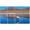 thumbnail image 2 of Beautiful Flamingos in Bolivia - African Landscape Canvas Art Print, 2 of 3