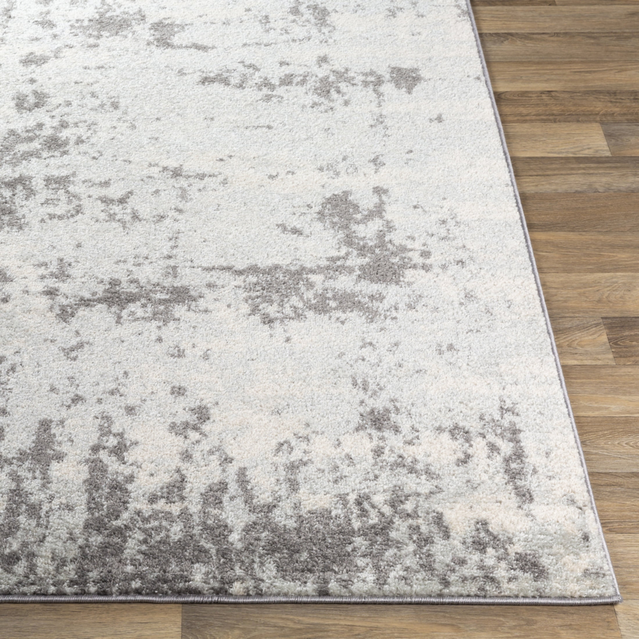 Livabliss Sunderland Modern Abstract Area Rug,7'10" x 10'2",Medium Grey