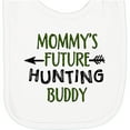 thumbnail image 2 of Inktastic Mommys Future Hunting Buddy Newborn Bib, 2 of 3