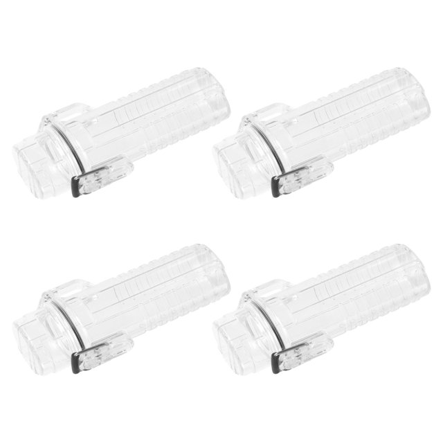 unbranded 4Ud Estuche Transparente Para Encendedor Resistente Al Ideal Para Excursiones Y Uso Exterior