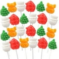 thumbnail image 3 of Christmas Lollipops, Holiday Stocking Stuffers, 24 Count Box, 9.6 Ounces, 3 of 8
