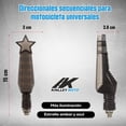 thumbnail image 2 of Direccionales para motocicleta Kinlley Estrella Negro luz Led, 2 of 6
