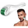 thumbnail image 1 of Rouleau à Barbe, 0,5 Mm, Rouleau de Croissance de Barbe, Rouleau à Barbe Micro, Rouleau à Barbe, Rouleau à Derma pour la Croissance de la Barbe (Vert Blanc), 1 of 5