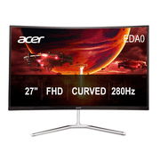 Acer Nitro 27” Full HD (1920 x 1080) 1500R Curved Gaming Monitor, AMD FreeSync Premium Technology, Up to 280Hz, 1ms (VRB), Black, EDA270 Zbmiipx