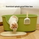 thumbnail image 2 of Extra-large Cat Litter Box Semi-enclosed Spatter-proof Cat Toilet Odor-proof Cat Sandbox Puppy Litter Tray Pet Cleaning Products ShopWise Round, 2 of 14