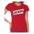 thumbnail image 1 of Awkward Styles Anti Valentine's Day T-Shirt for Singles Love Myself T Shirts for Women Selfish Tee, 1 of 4