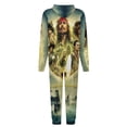 thumbnail image 5 of Pirates of The Caribbean Women Men Pajamas Zipper Onesie Jumpsuit Hooded One Piece Sleepwear, 5 of 8