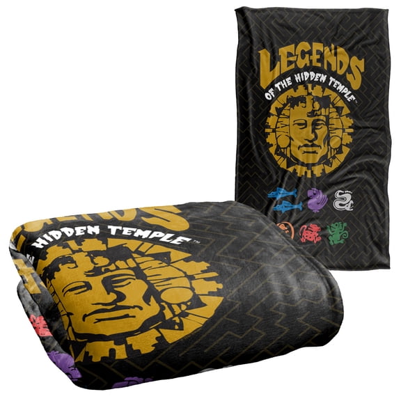 Nickelodeon Brand Blanket, 36"x58" Team Logos Silky Touch Super Soft Throw Blanket